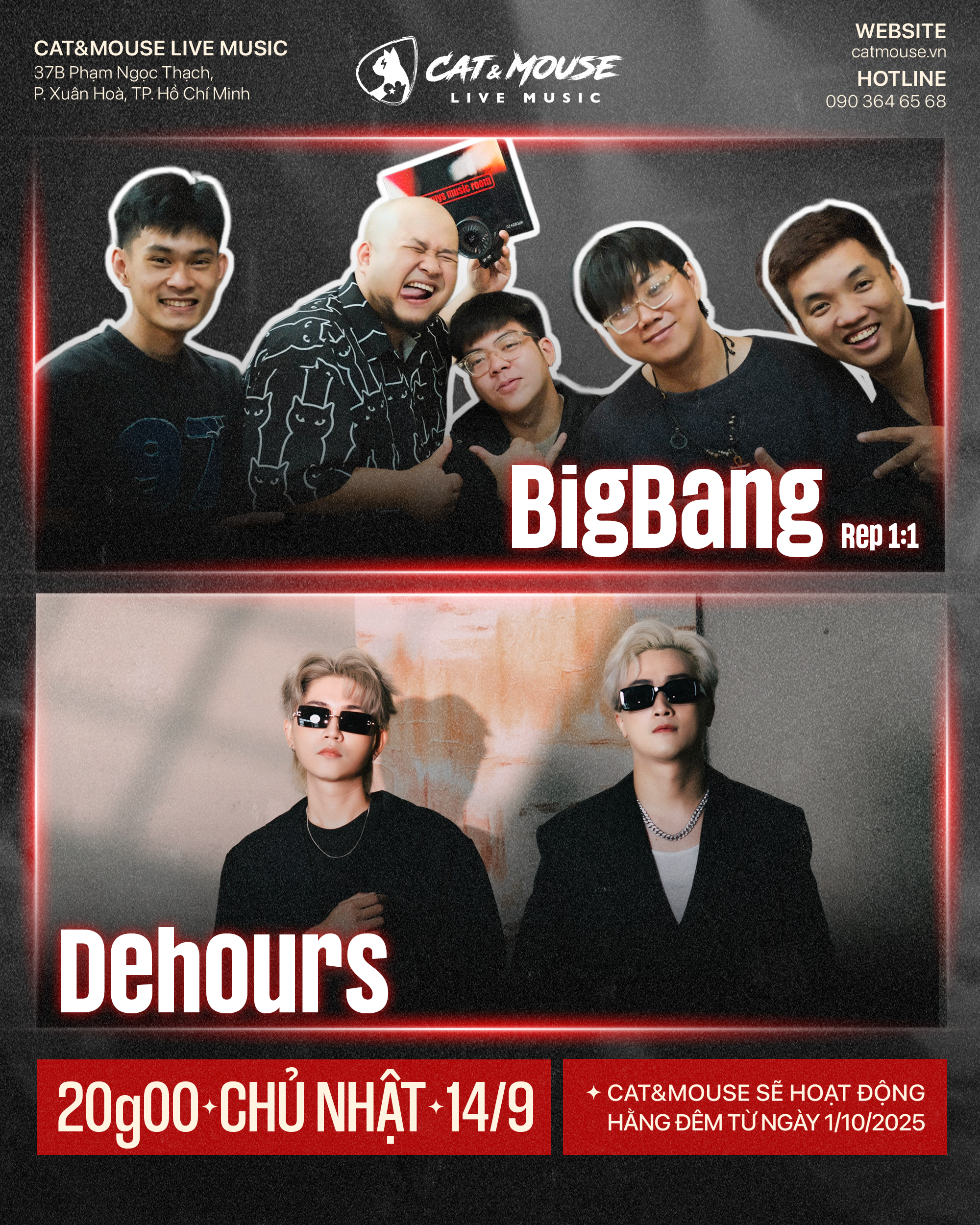 [CAT&MOUSE] DeHours + BigBang rep 1:1 - 14/9/2025