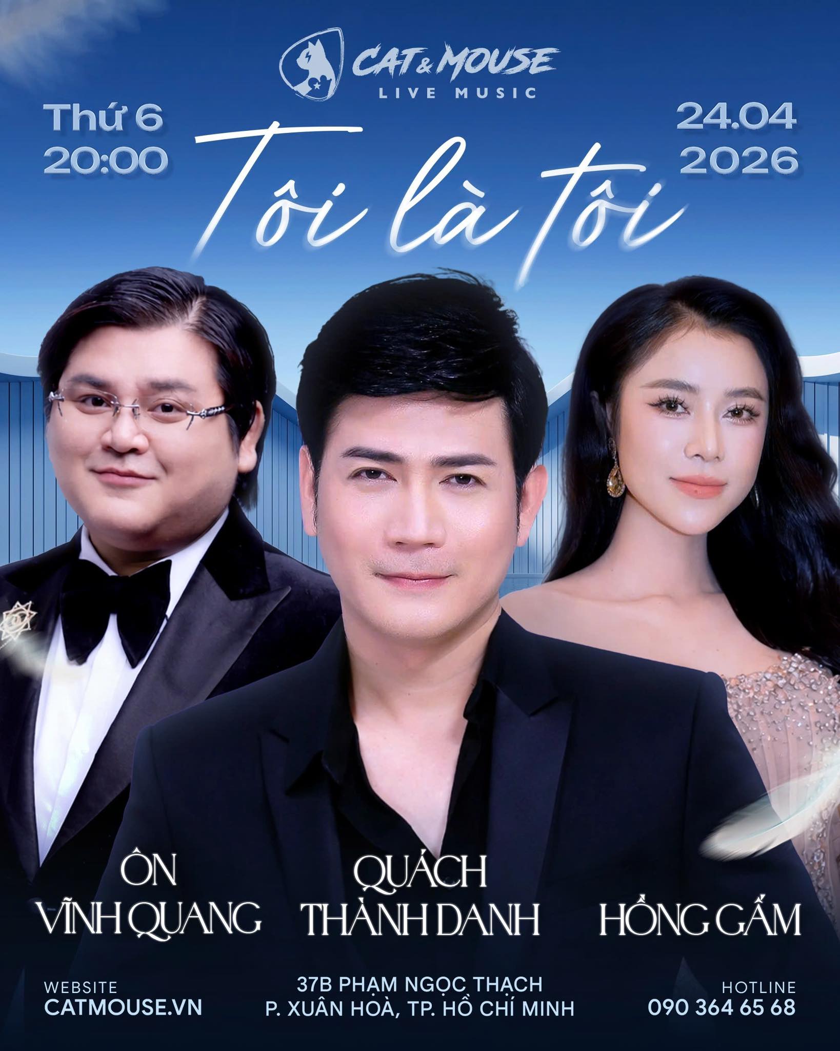 [CAT&MOUSE] CA SĨ QUÁCH THÀNH DANH + ÔN VĨNH QUANG + HỒNG GẤM