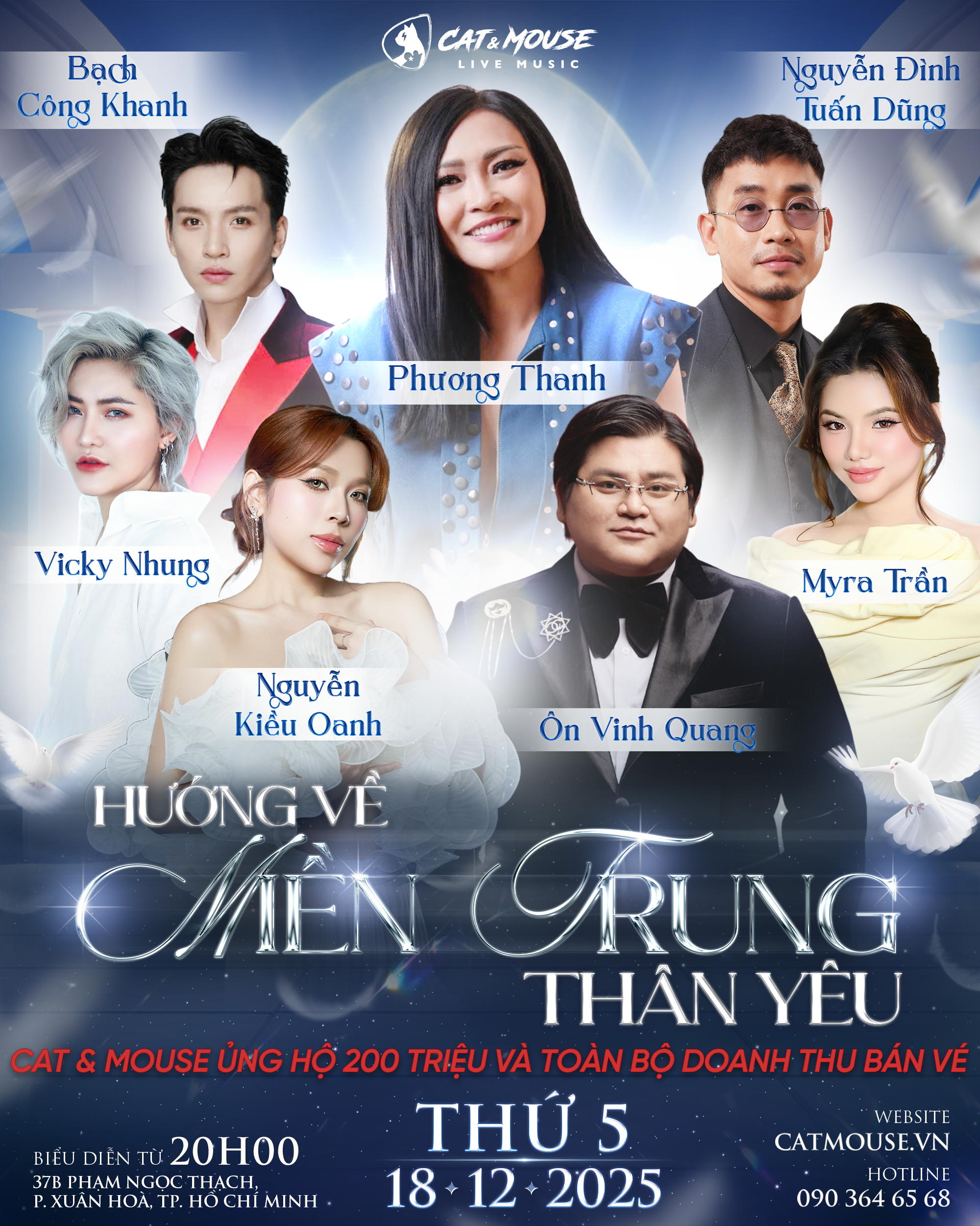 [CAT&MOUSE] ĐÊM NHẠC HƯỚNG VỀ MIỀN TRUNG