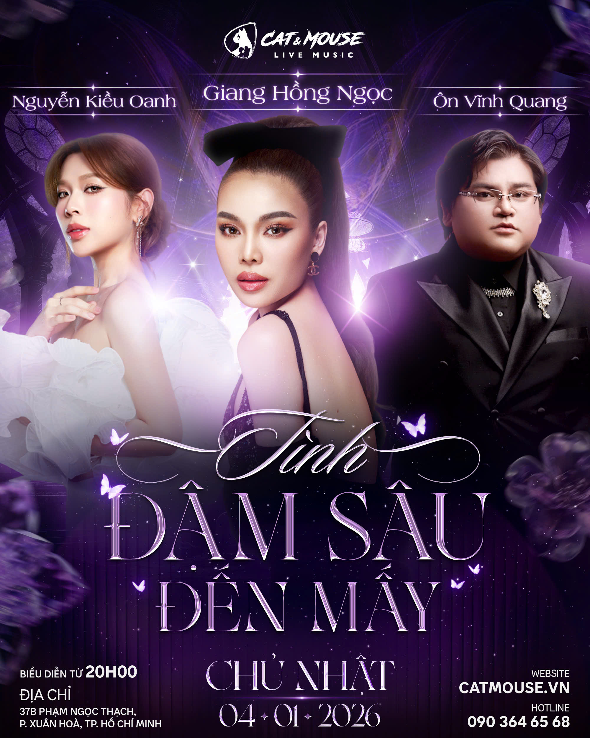 [CAT&MOUSE] CA SĨ GIANG HỒNG NGỌC + CA SĨ NGUYỄN KIỀU OANH + CA SĨ ÔN VĨNH QUANG