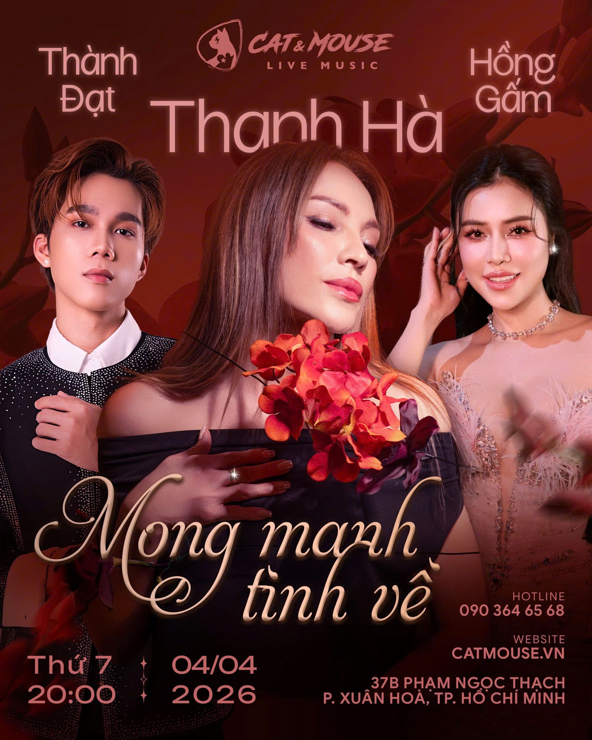 [CAT&MOUSE] CA SĨ THANH HÀ + CA SĨ HỒNG GẤM + CA SĨ THÀNH ĐẠT