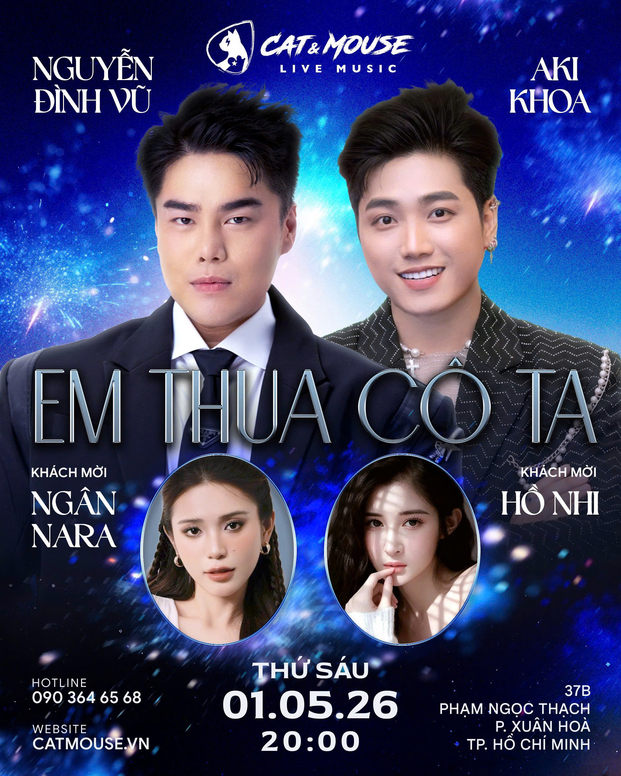 [CAT&MOUSE] CA SĨ NGUYỄN ĐÌNH VŨ + CA SĨ AKI KHOA